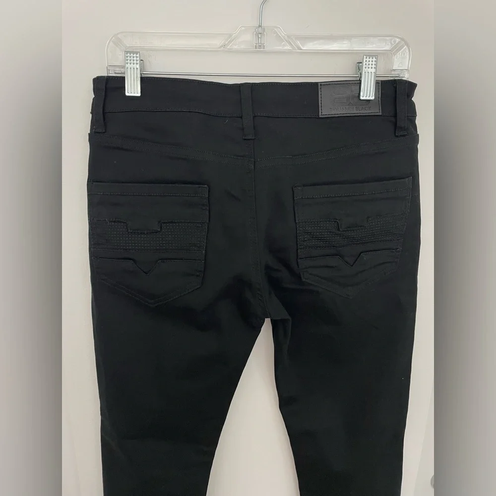 NWOT Benjamin Black Sleek Black Men’s Skinny Jeans 30x32